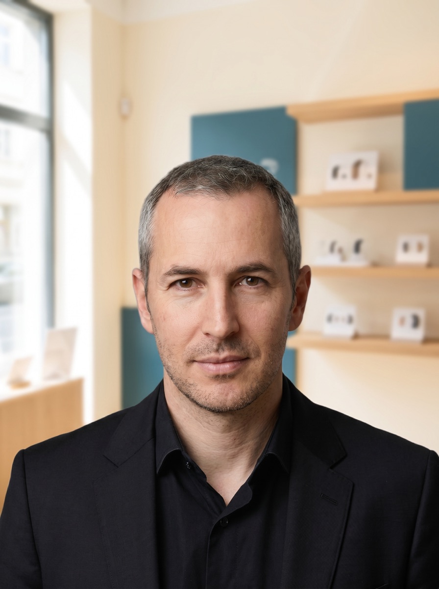 Philipp Offenbecher, Hörakustiker und Entwickler von AkustikScribe